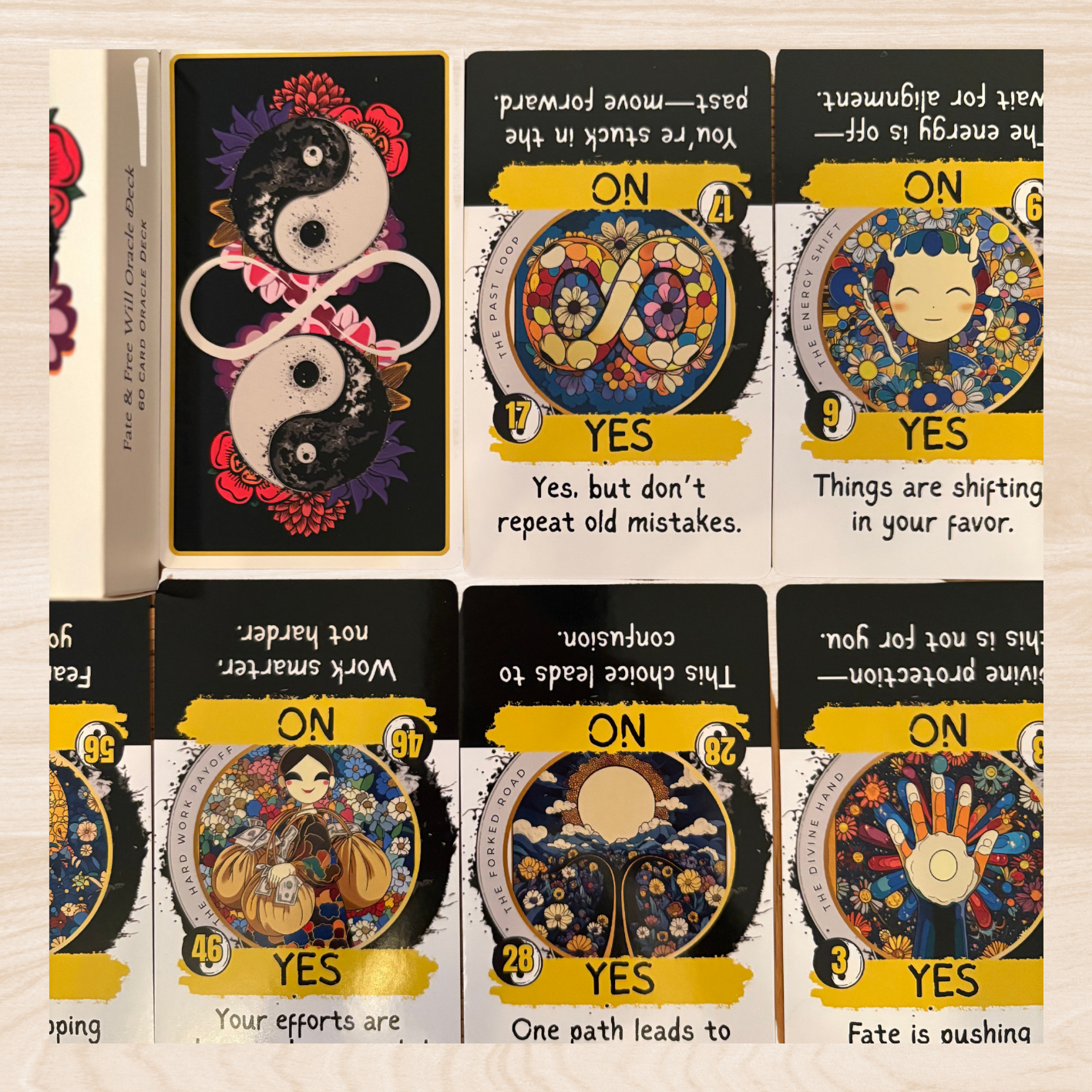 Fate & Free Will Oracle Deck 60 Cards