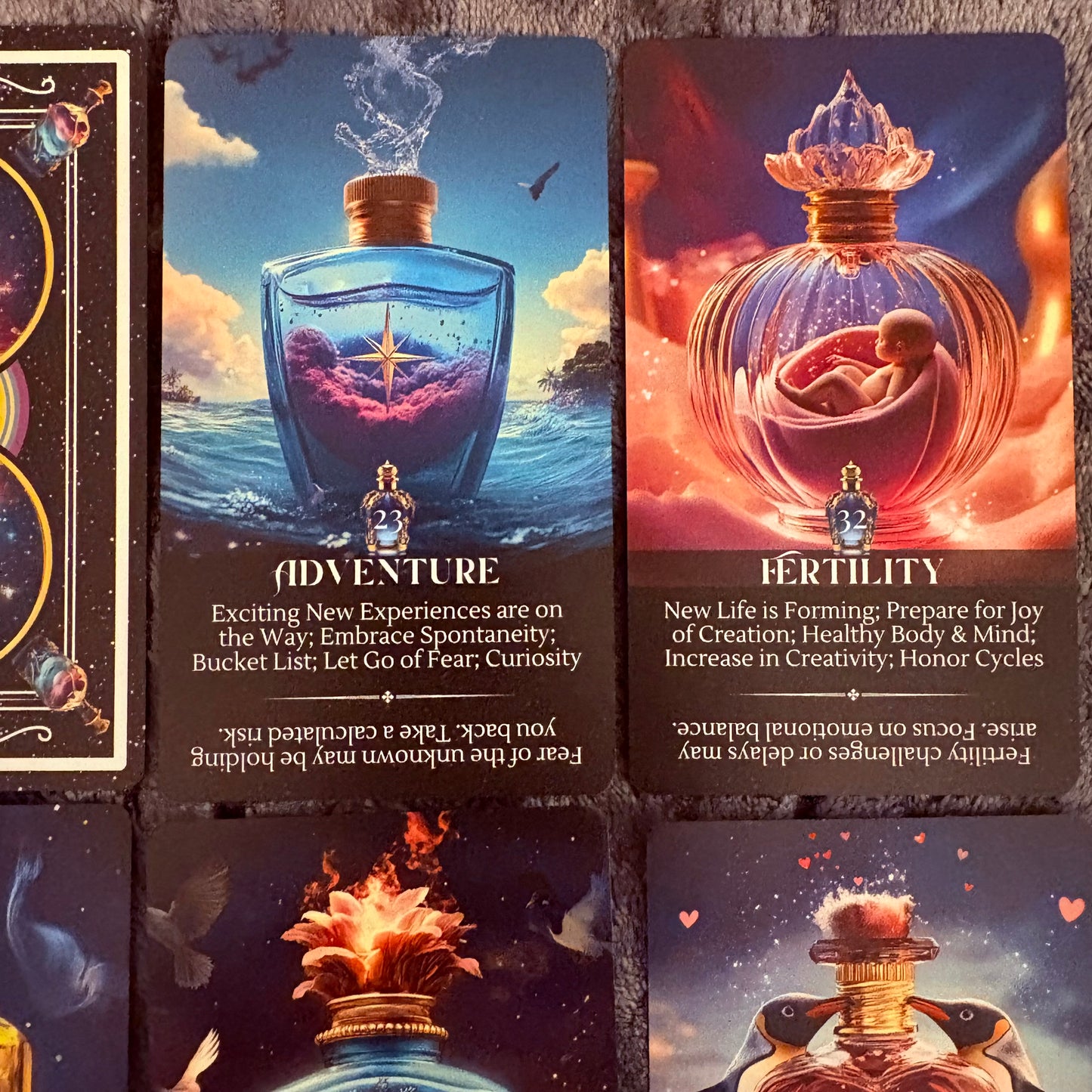 Manifestation Messages in a Bottle Oracle 40 Card Deck