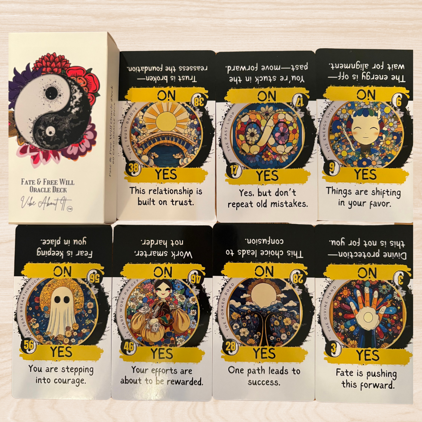 Fate & Free Will Oracle Deck 60 Cards