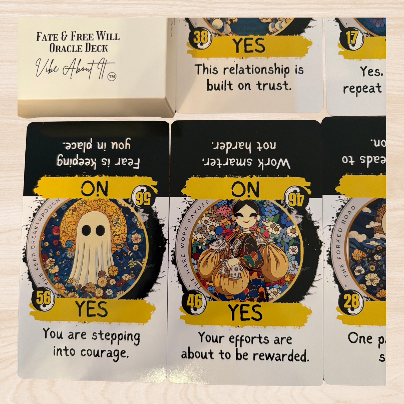 Fate & Free Will Oracle Deck 60 Cards